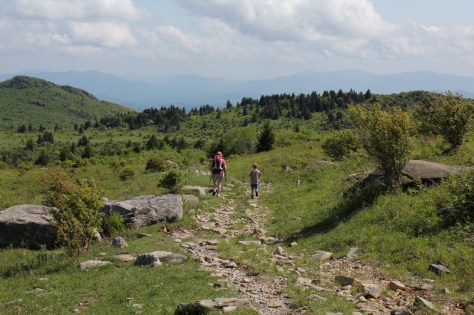 Descending the Virginia Horse Trail
