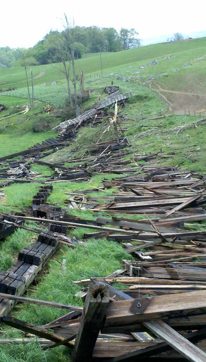 Trestle No. 7 after April 27, 2011