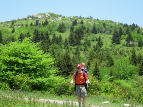 Wilburn Ridge Above Hikers