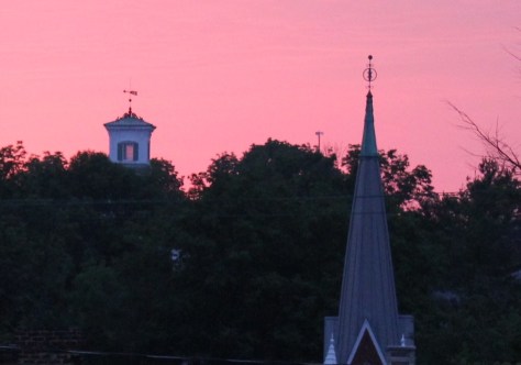 Cuppola and Steeple in Abingdon Sunday June 26, 2011