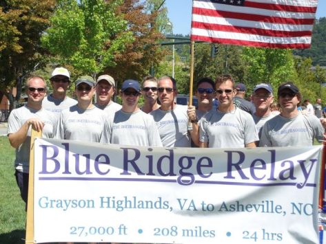 Blue Ridge Relay Finish