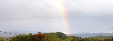 Rainbow over Holston Mountain Panorama