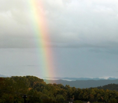 Rainbow over Holston Mountain