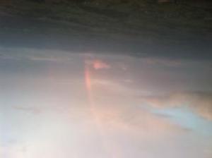 Rainbow over Whitetop Mountain from 15,000'+