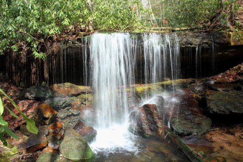 Little Brumley Creek Falls Front View