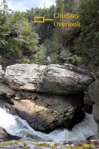 Linville Falls Half-Donut with Notation