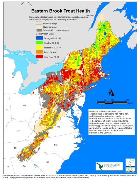 Brook Trout Map