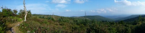 180 Degree View as the A.T. Approaches Thomas Knob Shelter