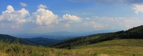 Cabin Creek Bald Panorama in the Mount Rogers National Recreation Area
