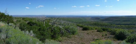 Atop Mesa Verde Looking South to New Mexico