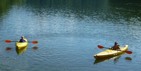 Boys Kayaking