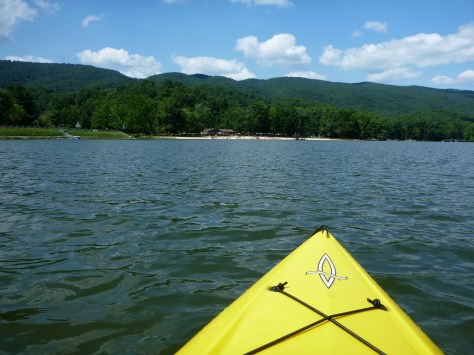 Kayaking Hungry Mother Lake
