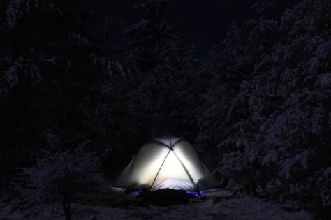 Campsite at 5400 feet