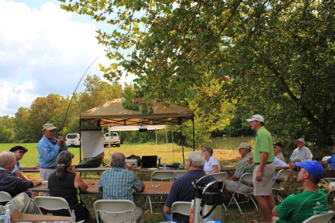 Lefty Demonstrating Stress Application to Fly Rod and line based upon rod angles